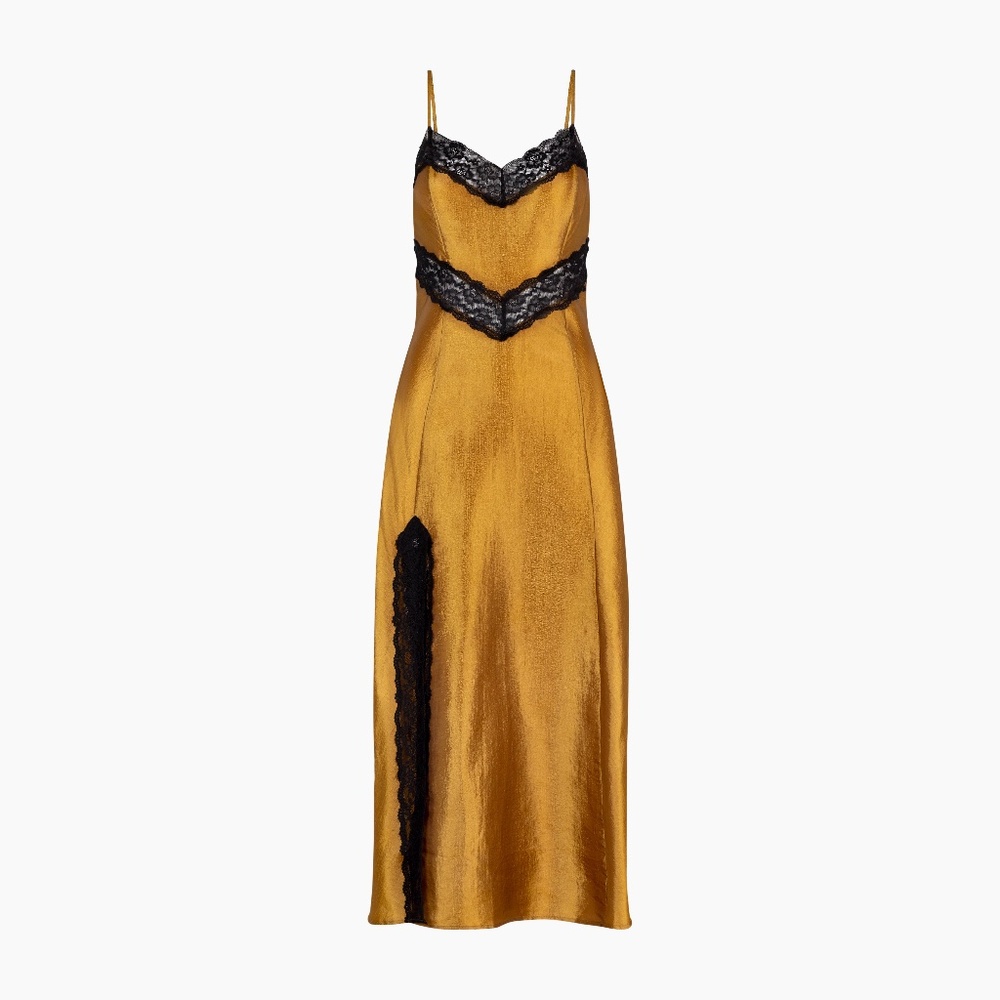 Hill House Gold Satin Ida Slip Dress  - Tailored (see listing)